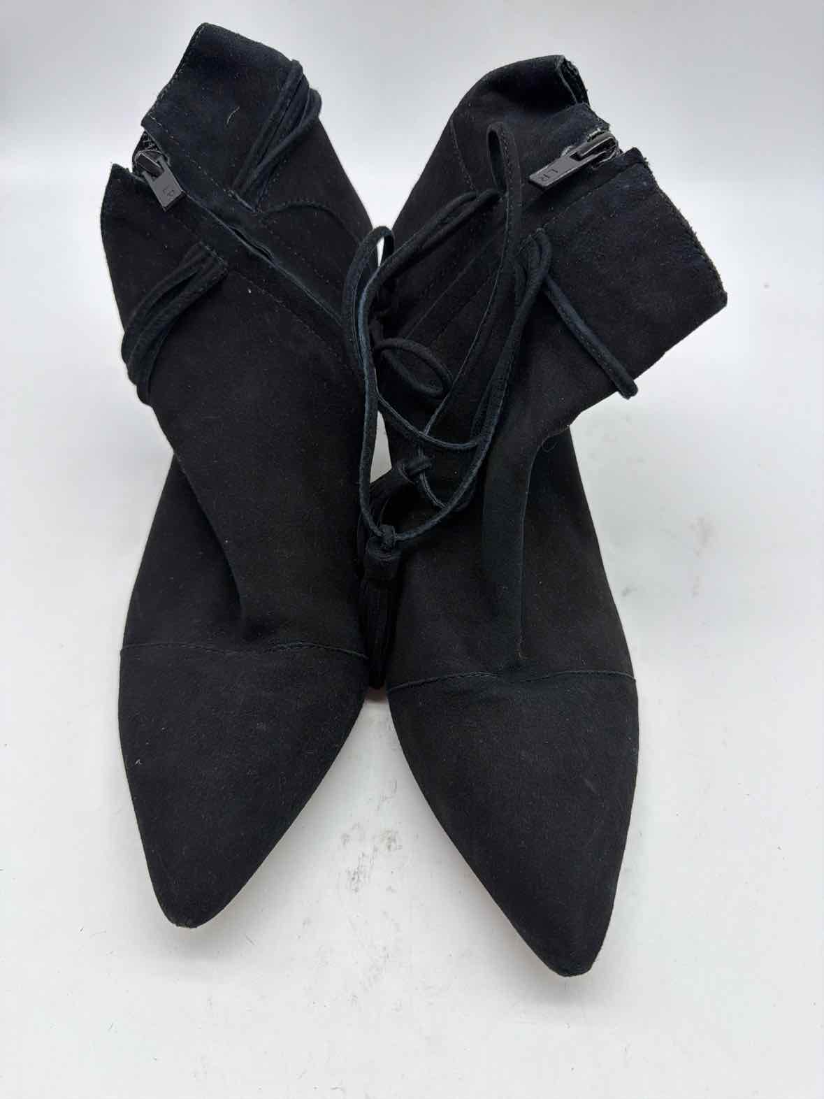 Pre-Owned Loeffler Randall Black Size 8 Ankle Boots | True Fashionistas.