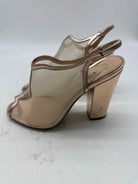 Pre-Owned Nicholas Kirkwood Gold Size 37 Caged Heels | True Fashionistas.