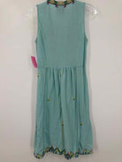 Pre-Owned Johnny Was Blue Size XS Short Sleeveless Dress | True Fashionistas.