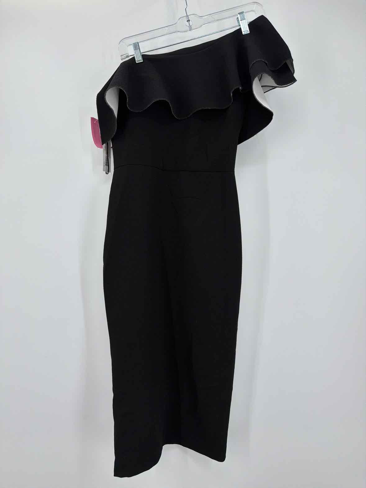 Pre-Owned AIDA Black Size 8 Short Sleeveless Dress | True Fashionistas.