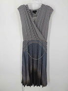 Pre-Owned Ted Baker Blue Size 1/2 Midi Sleeveless Dress | True Fashionistas.