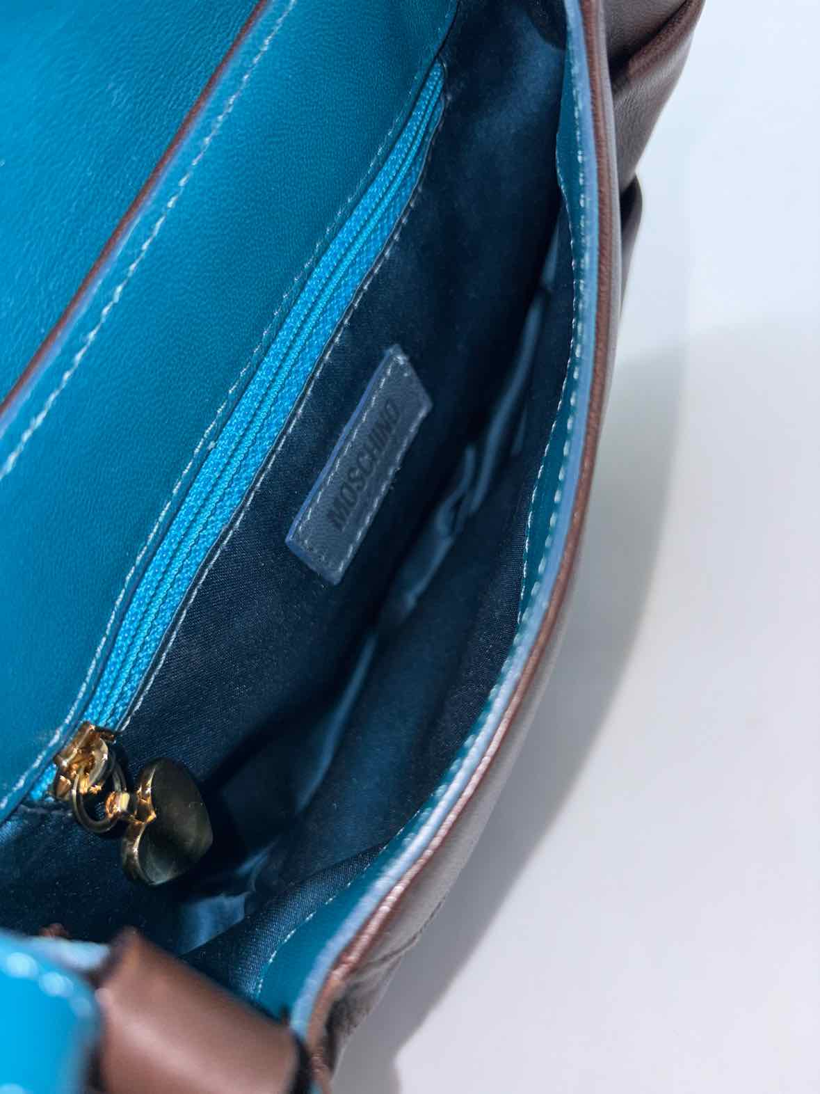 Pre-Owned Moschino Brown Pouchette Pouchette | True Fashionistas.