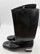 Pre-Owned Chanel Black Size 6.5 Leather Tall Boots | True Fashionistas.