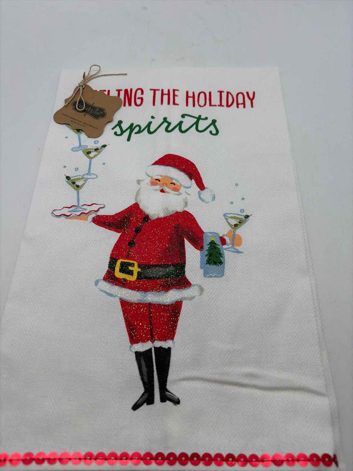 White Christmas Feeling the Holiday Towel | True Fashionistas.