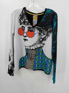 Pre-Owned Volt Design Black Size 1 Long Sleeve Blouse | True Fashionistas.