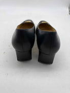 Pre-Owned Salvatore Ferragamo Navy Size 8.5 Block Heel Heels | True Fashionistas.