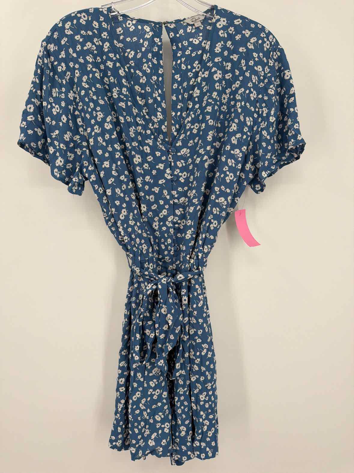 Pre-Owned Rails Blue Size Large Short Sleeve Romper | True Fashionistas.