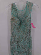 Pre-Owned La Femme Blue Size 6 Ball Long Evening Gown | True Fashionistas.