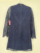Pre-Owned Lilly Pulitzer Navy Size 00 Lace Short Long Sleeve Dress | True Fashionistas.