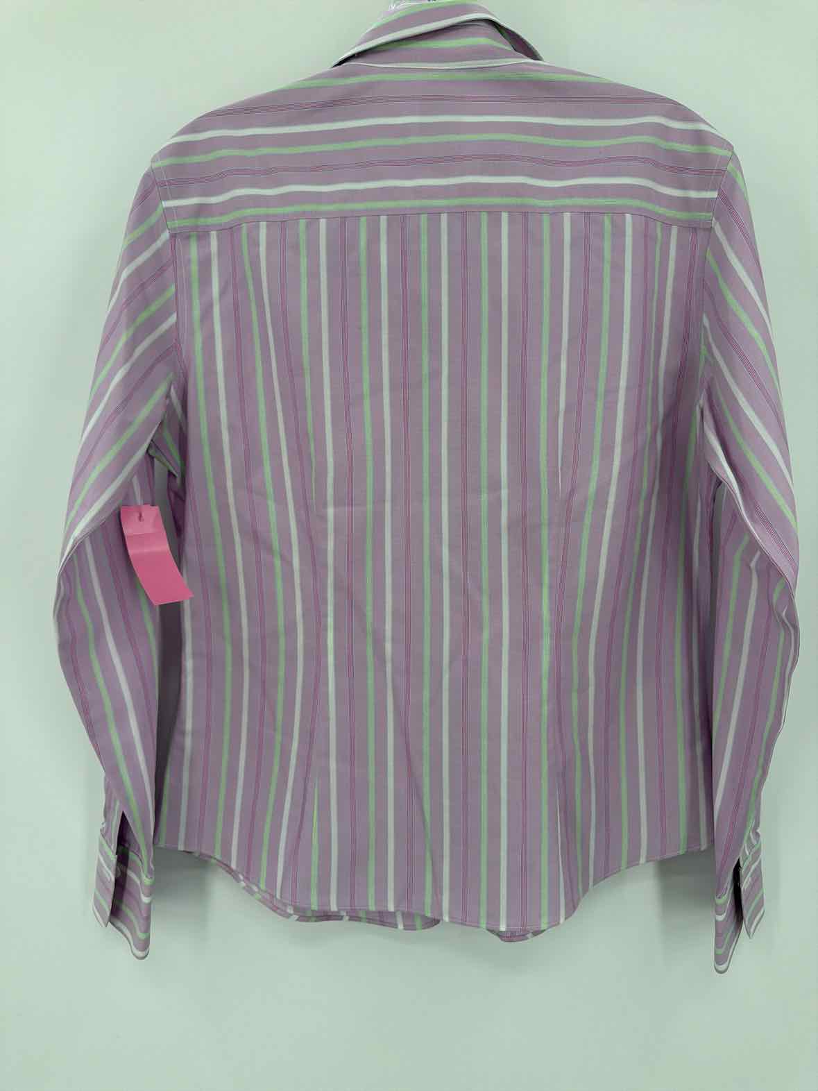 Pre-Owned Brooks Brothers Purple Size 6 Stripe Button Down | True Fashionistas.