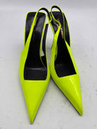 Pre-Owned Yves Saint Laurent Yellow Size 37 Slingback Heels | True Fashionistas.