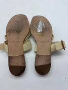 Pre-Owned Manolo Blahnik Ivory Size 36.5 Slide Sandals | True Fashionistas.