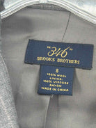 Pre-Owned Brooks Brothers Grey Size 8 Stripe Blazer | True Fashionistas.