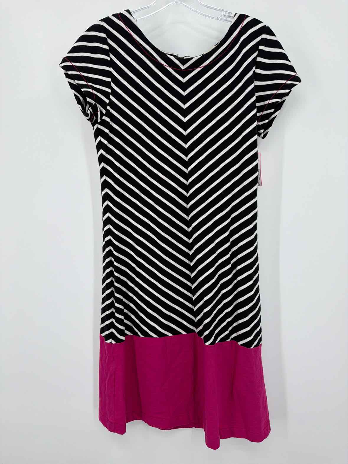 Pre-Owned Hatley Black Size Small Stripe Short Short Sleeve Dress | True Fashionistas.