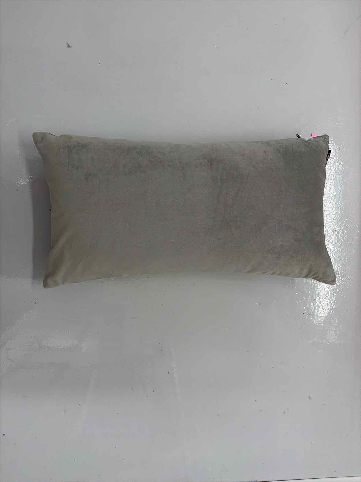 Dwell Studio Grey Fabric Pillow | True Fashionistas.