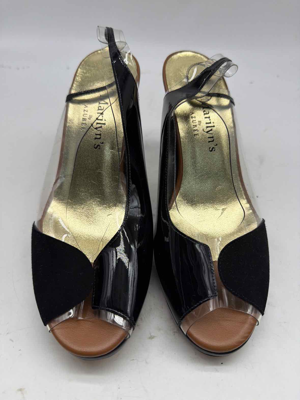 Pre-Owned Marilyn's Black Size 6.5 Slingback Heels | True Fashionistas.