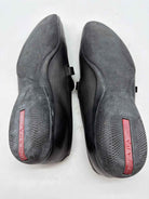 Pre-Owned Prada Black 8.5 Slip On Men's Dress Shoes | True Fashionistas.