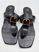 Pre-Owned Toteme Black Size 36 Mule Heels | True Fashionistas.