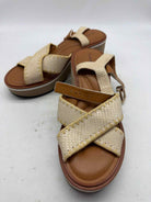 Pre-Owned Clergerie Tan Size 9 Strappy Heels | True Fashionistas.