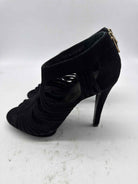 Pre-Owned Tory Burch Black Size 7 Caged Heels | True Fashionistas.