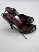 Pre-Owned Prada Black Size 8 Strappy Heels | True Fashionistas.