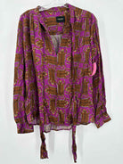 Pre-Owned Rachel Comey Purple Size 4 Blouse | True Fashionistas.