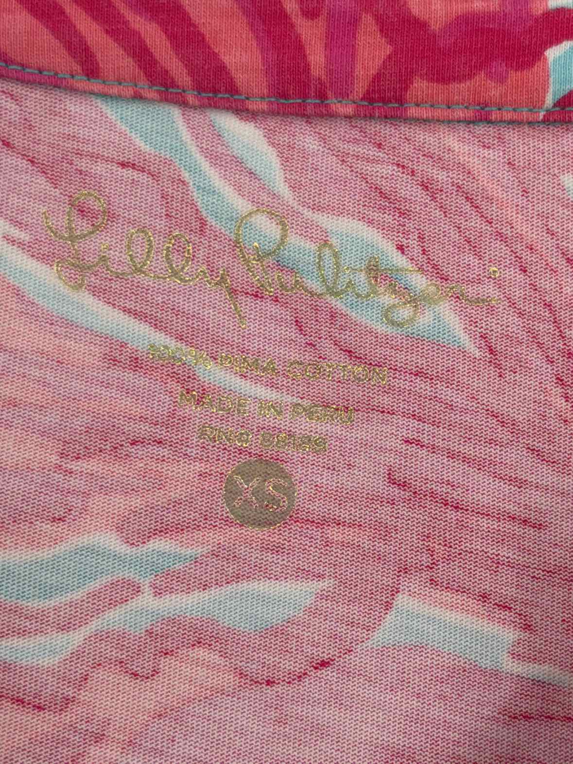 Pre-Owned Lilly Pulitzer Pink Size XS Short Long Sleeve Dress | True Fashionistas.