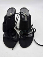 Pre-Owned Manolo Blahnik Black Size 36 Strappy Heels | True Fashionistas.