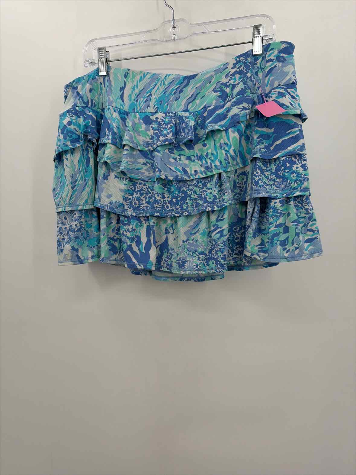 Pre-Owned Lilly Pulitzer Blue Size XL Skort Athletic Skirt | True Fashionistas.