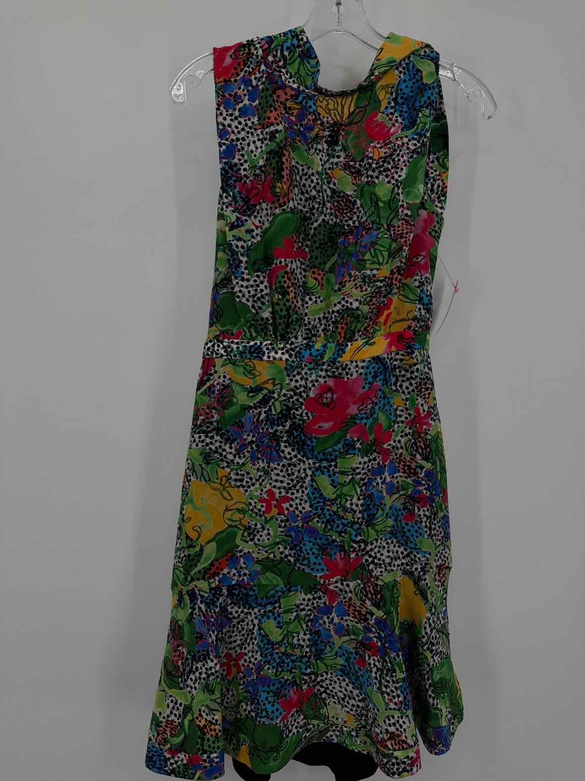 Pre-Owned Saloni Green Size 6 Short Sleeveless Dress | True Fashionistas.