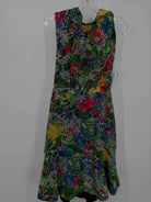 Pre-Owned Saloni Green Size 6 Short Sleeveless Dress | True Fashionistas.