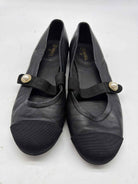 Pre-Owned Chanel Black Size 9.5 Mary Jane Flats | True Fashionistas.