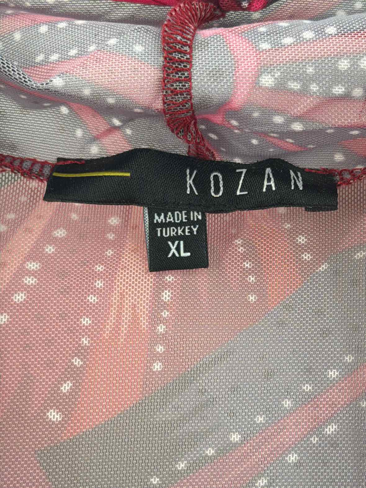 Pre-Owned Kozan Red Size XL Cardigan Blouse | True Fashionistas.