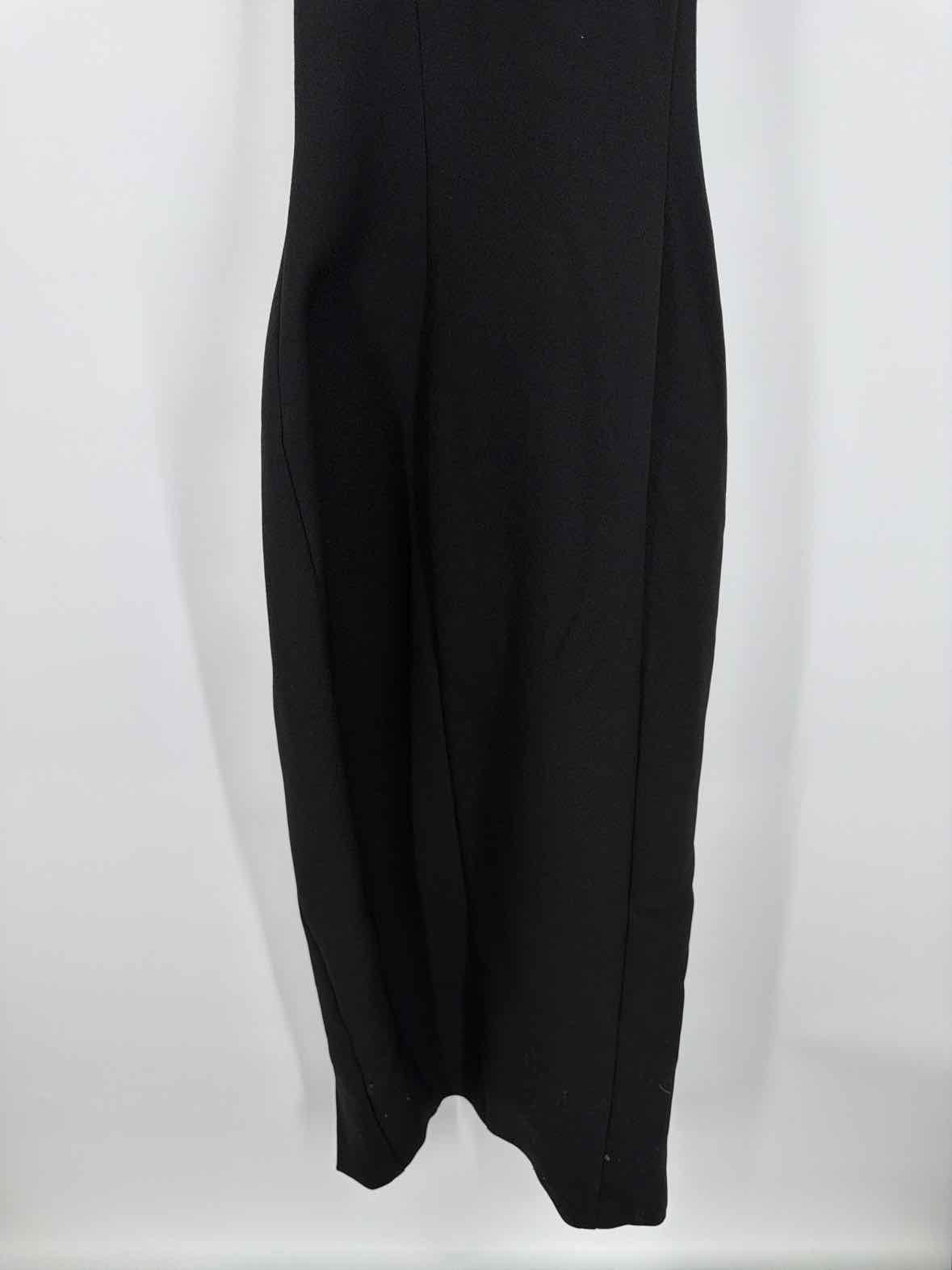Pre-Owned Misha Black Size XS Cocktail Midi Sleeveless Dress | True Fashionistas.