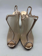 Pre-Owned Nicholas Kirkwood Gold Size 37 Caged Heels | True Fashionistas.