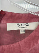 Pre-Owned Sea New York Red Size XS Short Long Sleeve Dress | True Fashionistas.
