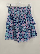 Simply Southern Navy Size Small Seashell Knee-Length Pull On Skirt | True Fashionistas.