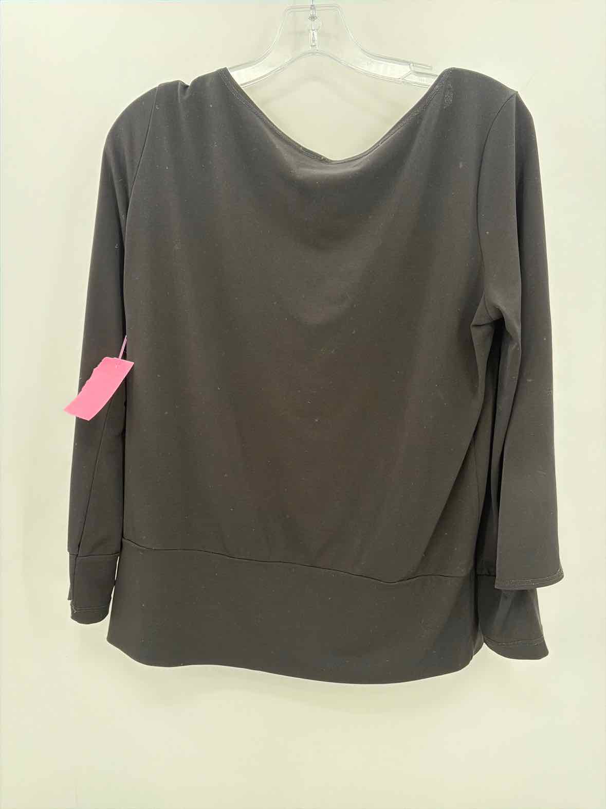 Clara Sun Woo Black Size Medium Long Sleeve Blouse | True Fashionistas.