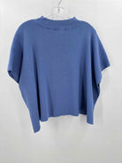 Pre-Owned By Together Blue Size Large Short Sleeve Sweater | True Fashionistas.