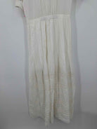 Pre-Owned Love Shack Fancy White Size XS Long Short Sleeve Dress | True Fashionistas.