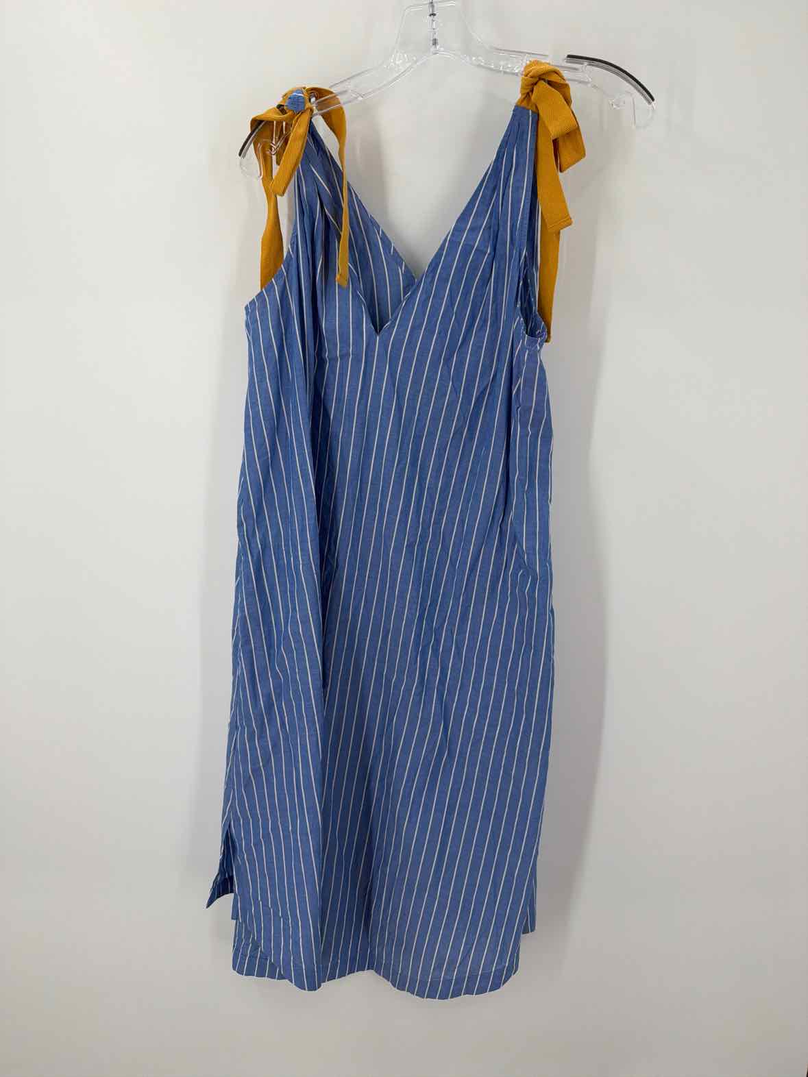 Pre-Owned Matilda Jane Blue Size Small Stripe Midi Sleeveless Dress | True Fashionistas.