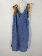 Pre-Owned Matilda Jane Blue Size Small Stripe Midi Sleeveless Dress | True Fashionistas.