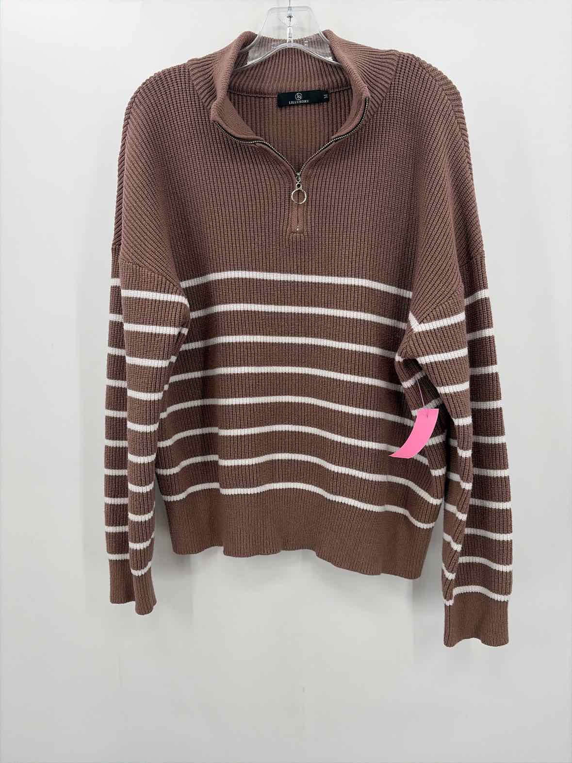 Pre-Owned Lillusory Brown Size Medium Sweater | True Fashionistas.