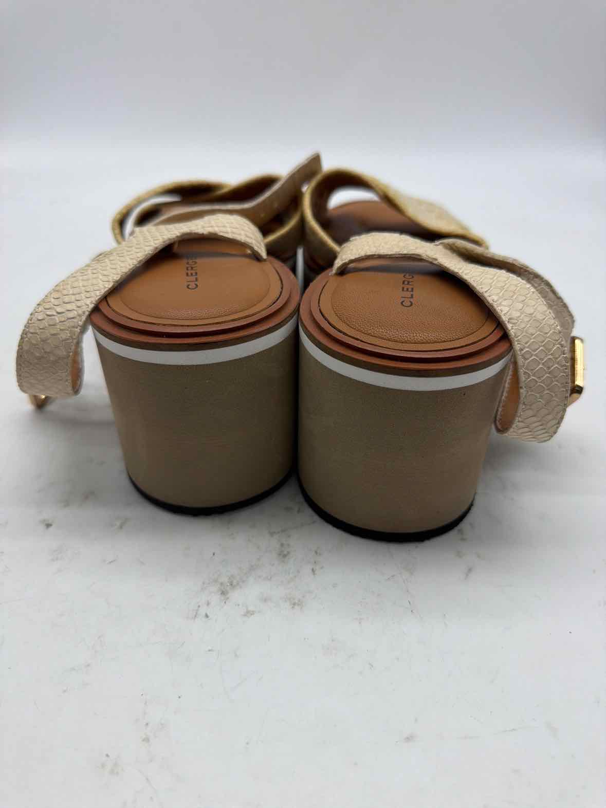 Pre-Owned Clergerie Tan Size 9 Strappy Heels | True Fashionistas.