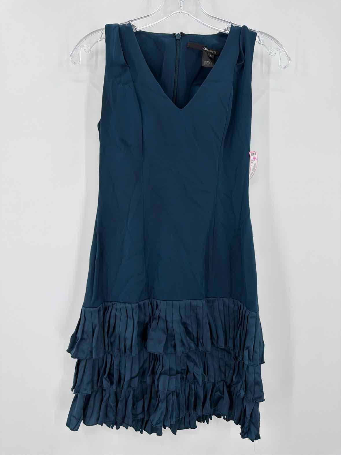 Pre-Owned Jay Godfrey Navy Size 0 Short Sleeveless Dress | True Fashionistas.