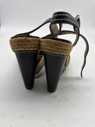 Pre-Owned Christian Louboutin Black Size 5.5 Wedge Heels | True Fashionistas.