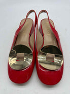 Pre-Owned Mulberry Red Size 36 Slingback Heels | True Fashionistas.
