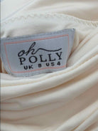 Pre-Owned Oh Polly Ivory Size 4 Long Sleeve Jumpsuit | True Fashionistas.