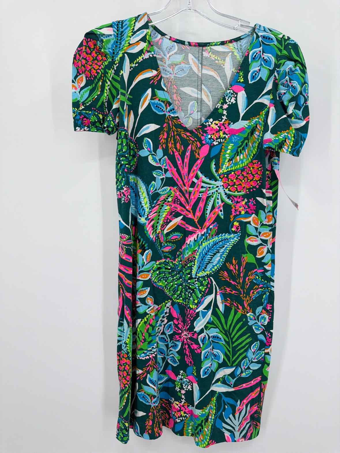 Pre-Owned Lilly Pulitzer Green Size XS Short Short Sleeve Dress | True Fashionistas.