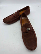 Pre-Owned Gucci Brown 8 drivers Men's Slip On | True Fashionistas.